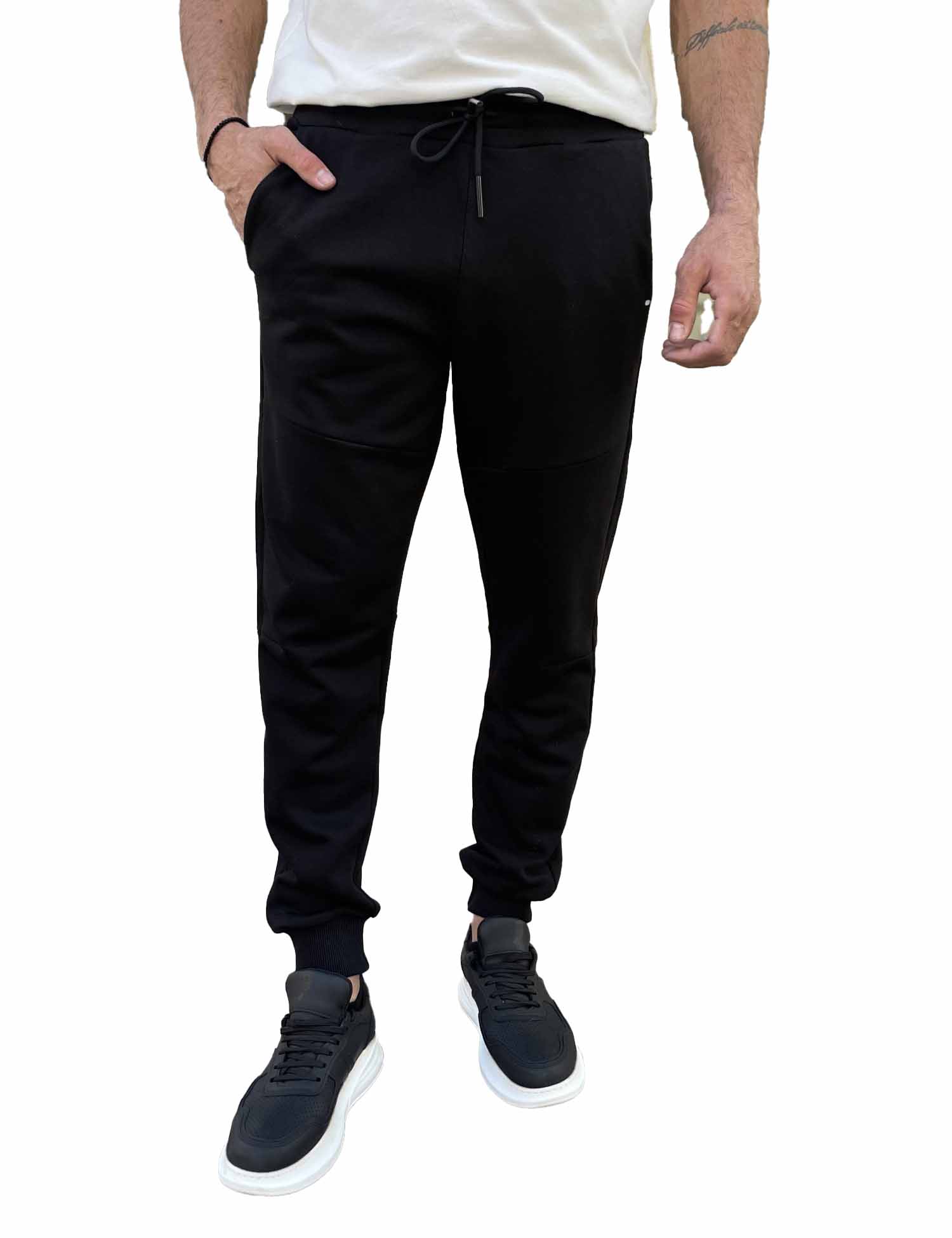 Dynamo ανδρική μαύρη φόρμα με λάστιχο AS413 φωτογραφία